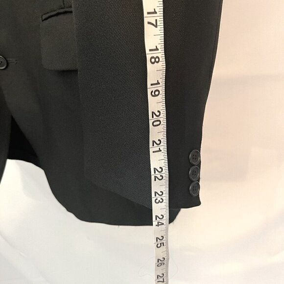 RICHARD CATE MENS VINTAGE SUIT JACKET - BLACK​ - Picture 8 of 12